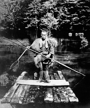 上高地の主・上條嘉門次&copy;嘉門次小屋